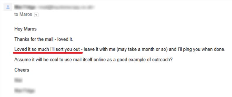 email outreach reply