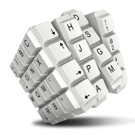keyboard as rubiks cube for keyword research brighton