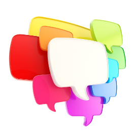 social conversation speech bubbles icon for social media management brighton